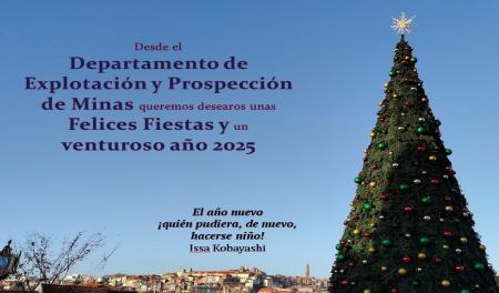 Imagen FELICITACIÓN NAVIDAD 2024- Departamento de Explotación y Prospección de...